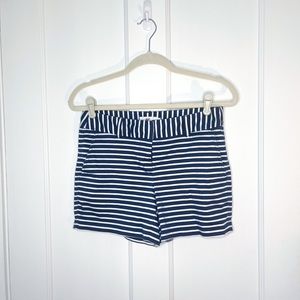 Vineyard Vines Navy and White Striped Women Shorts